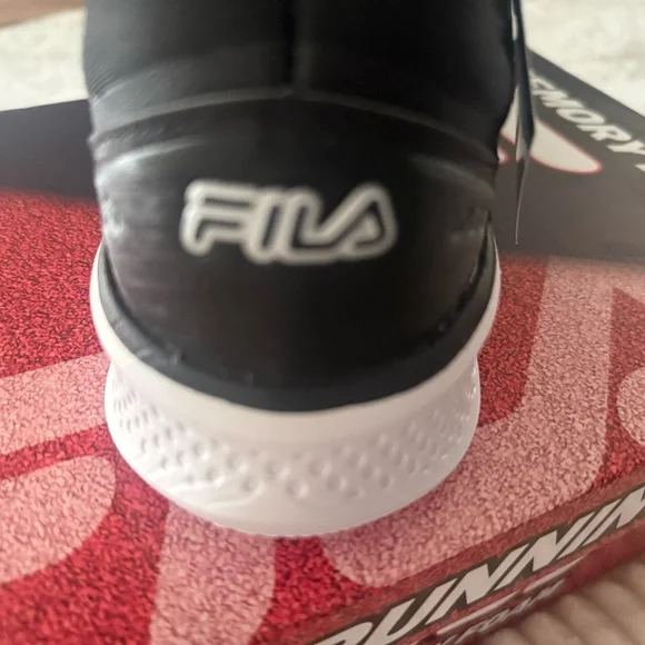 Fila Women's Black and White Athletic Shoes - Picture 7 of 16